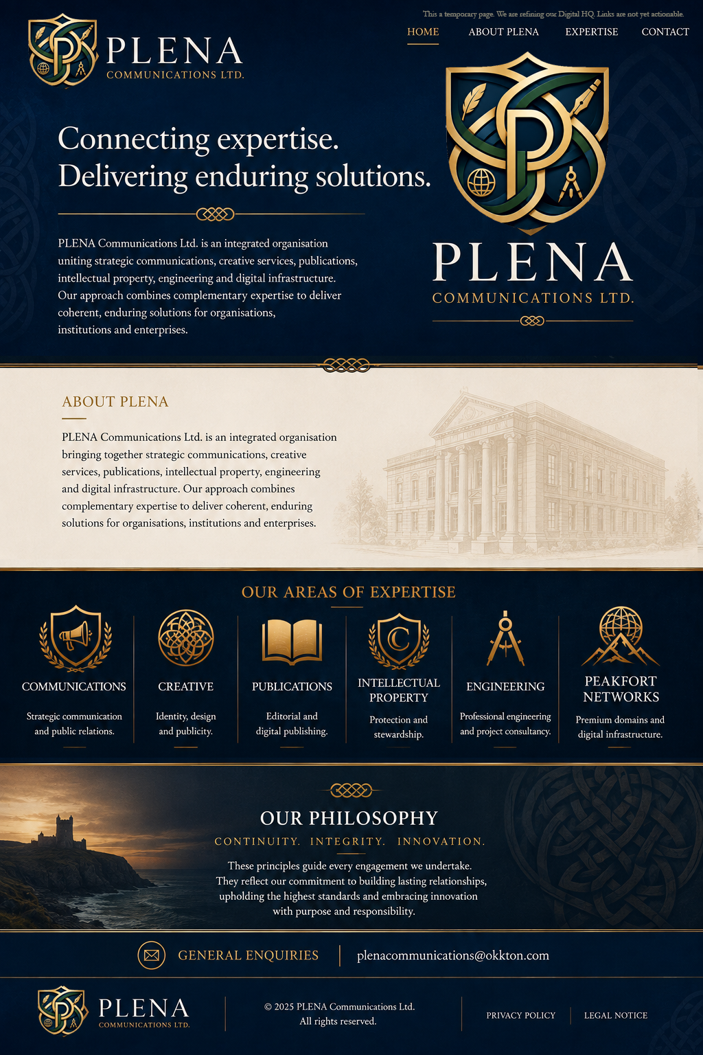 PLENA Homepage